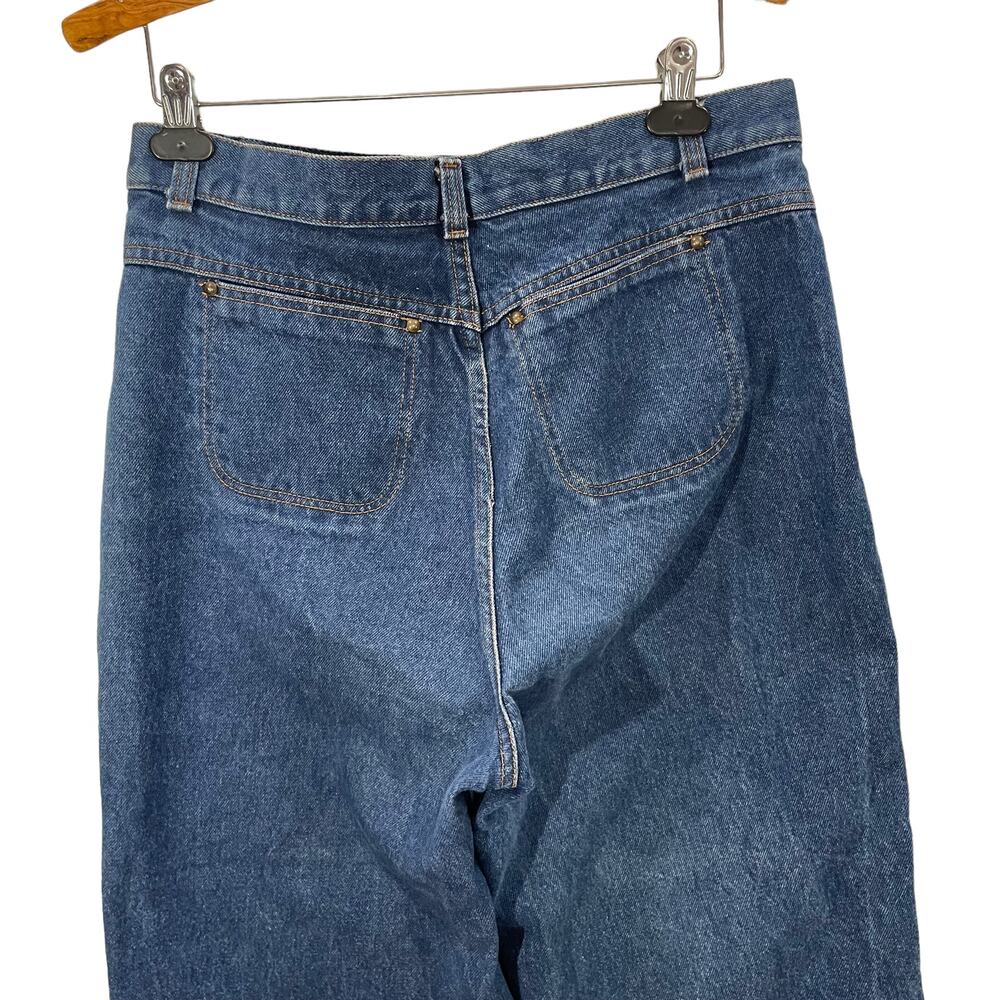 Levis Misses Size 16 Jeans Vintage 80s Made in USA High Rise High Waist Western - Picture 8 of 13